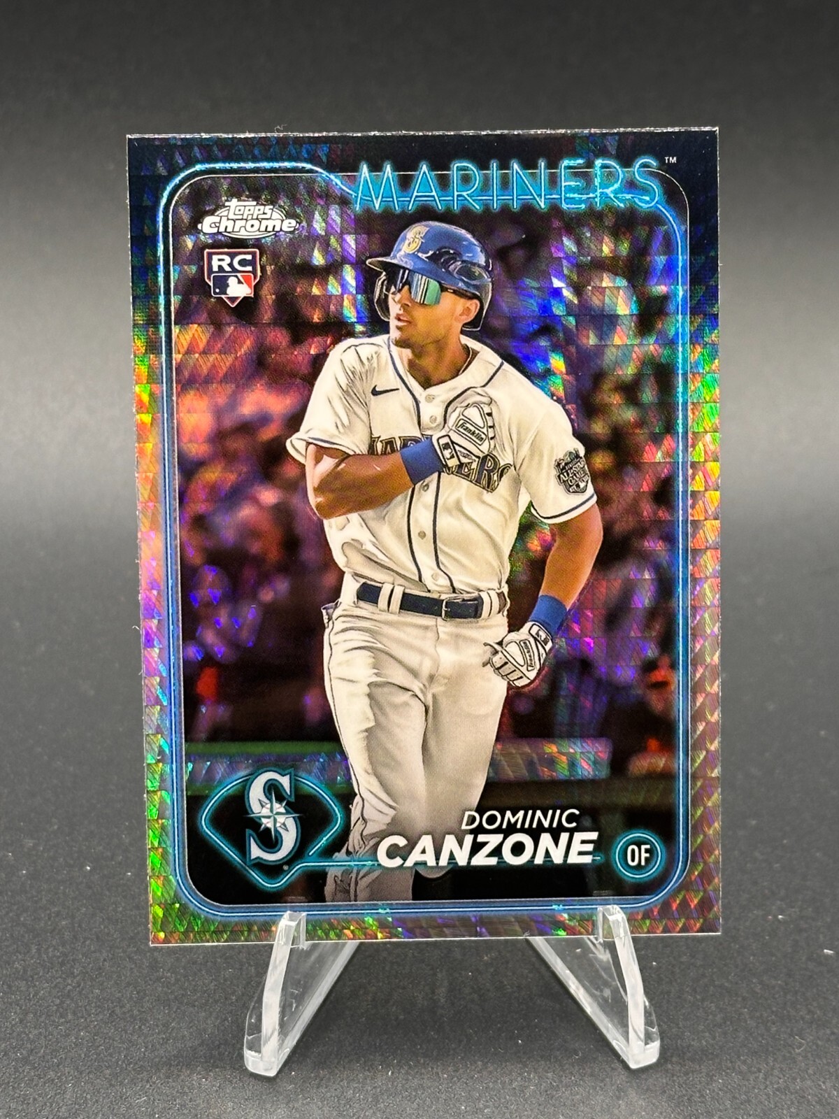 2024 Topps Chrome - Dominic Canzone #133 Prism Refractor (RC)