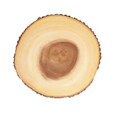 Artesà Rustic Acacia Wood Round Serving Board - Large