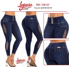 LUJURIA JEANS COLOMBIANOS COLOMBIAN PUSH UP JEANS LEVANTA COLA
