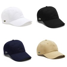 Lacoste Cap - Lacoste Cotton Cap - RK0440 - Black, White, Navy, Lion - BNWT