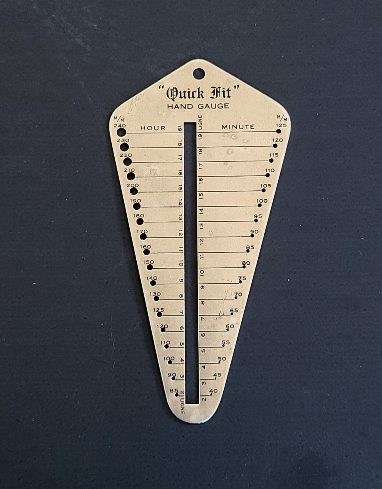 WATCHMAKERS VINTAGE TOOL..."QUICK FIT" WATCH HAND GAUGE eBay