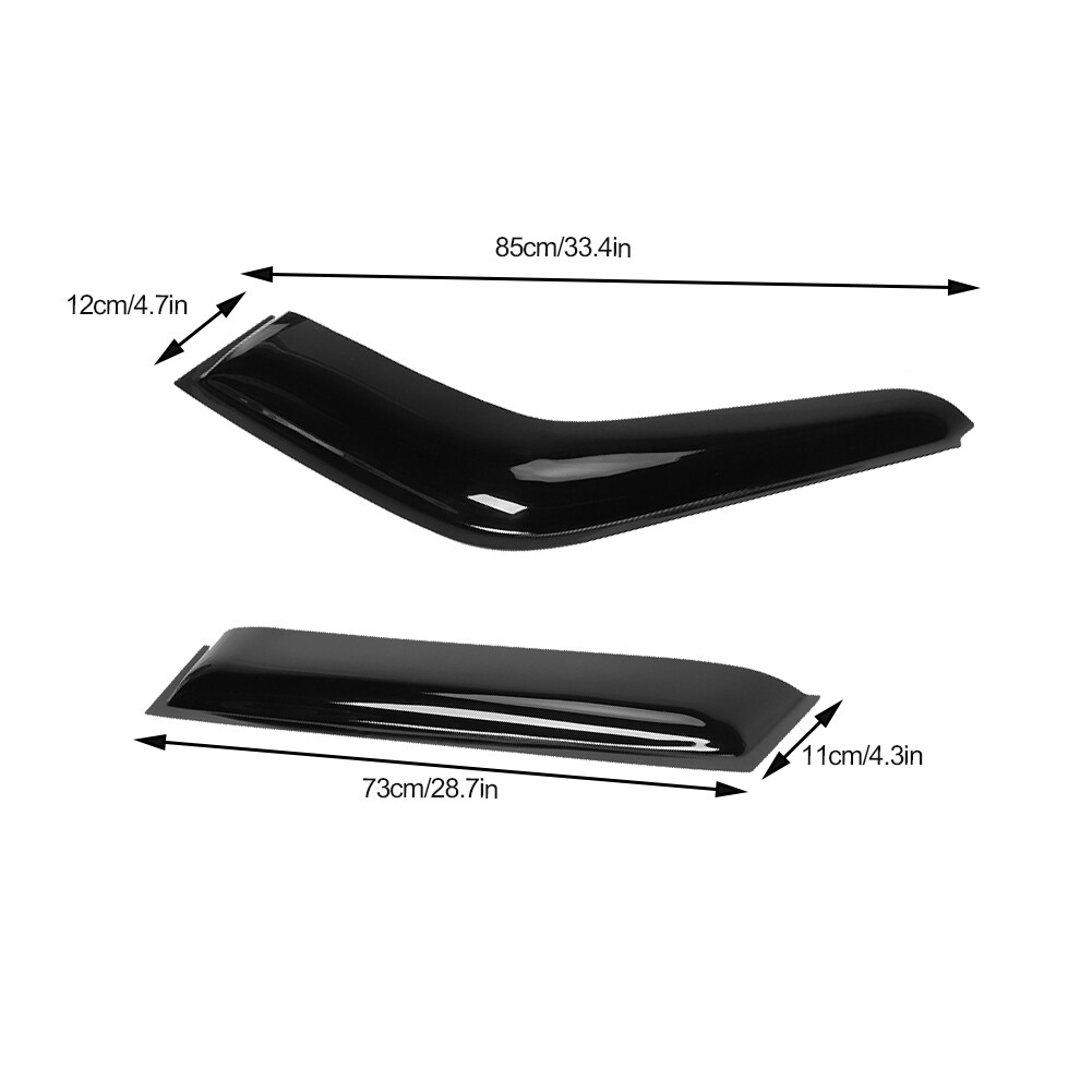 4x Window Visors Wind Shields Sun Rain Vent Guard for Nissan Patrol Y61