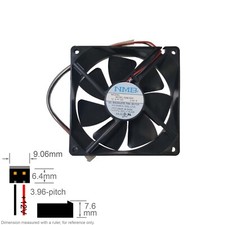Fan Muffin Cooling DC 12V DC12V 12VDC 92mm 92x92x25 NMB 3610KL-04W-B50