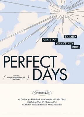 TAEMIN 2025 SEASON'S GREETINGS/Calendar+Diary+Book+16 Card+