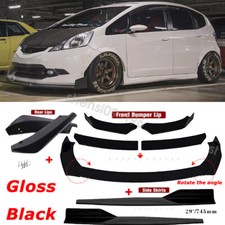 For Honda Fit 06-20 Front Rear Bumper Lip Splitter Spoiler Body Kit Side Skirt