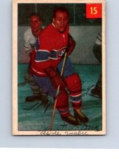 VINTAGE HOCKEY CARD PARKHURST 1954 MONTREAL CANADIENS FLOYD CURRY  NO963