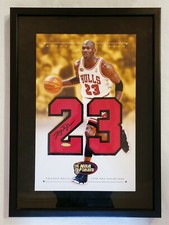 1998 NBA FINALS CUSTOM UDA AUTOGRAPHED MICHAEL JORDAN #23 MAGNIFICENT 16x23 GIFT