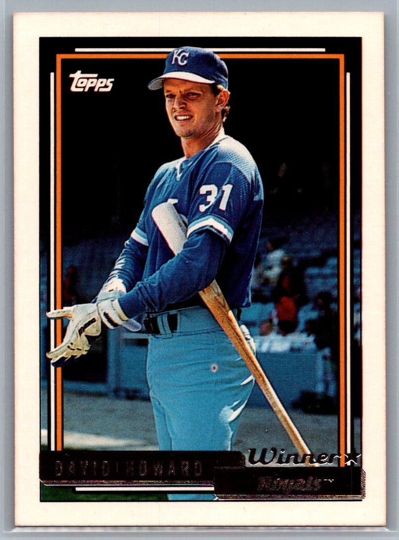 1992 Topps #641 David Howard Gold Winners