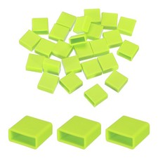 25pcs USB Type A Port Plugs Covers Caps Anti Dust for USB Male End, Green