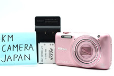  US DUTY PAID Nikon COOLPIX S6600 Digital Camera Pink 16.0MP zoom lens 001