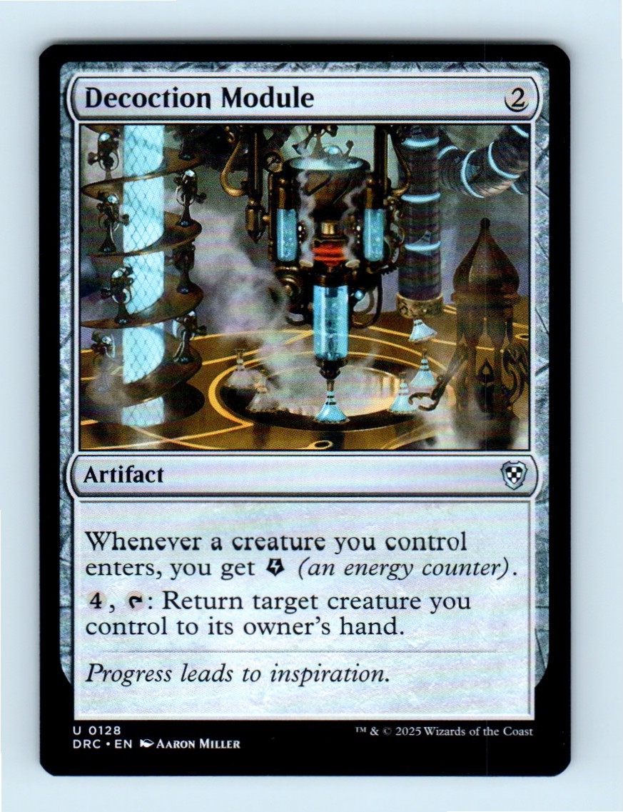 #128 2025 Aetherdrift Commander Decoction Module Uncommon