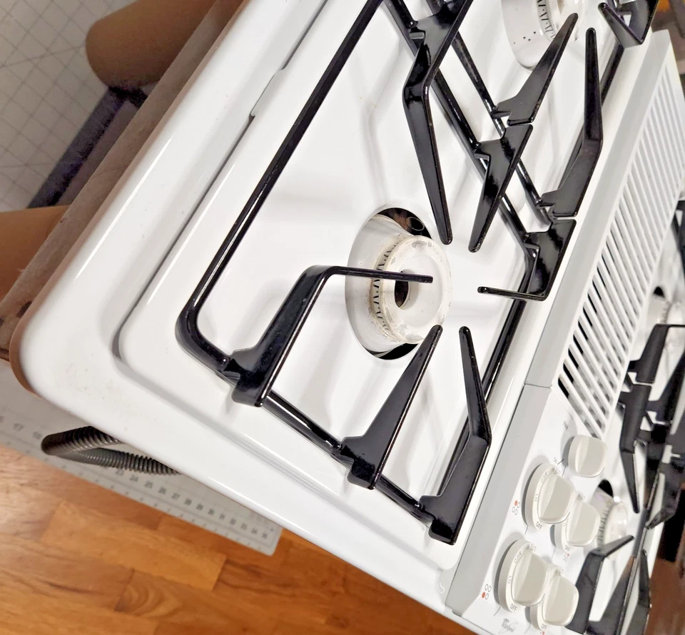 Cooktop Whirlpool 30 pol a gás downdraft 4 queimadores branco SC8720EDW0 - Imagem 4 de 4