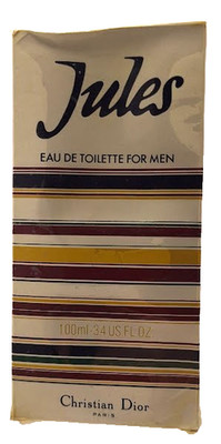  CHRISTIAN DIOR JULES,EAU DE TOILETTE,3.4 oz 100ml.1981''SEALED,HARD TO FIND!