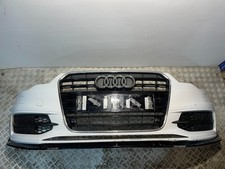 2015 AUDI A6 S-LINE FRONT BUMPER WITH PARKING SENSORS OEM WHITE