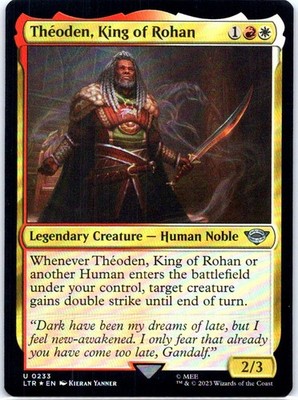#233 Theoden, King of Rohan Universes Beyond LOTR Tales of Middle-earth Uncommon
