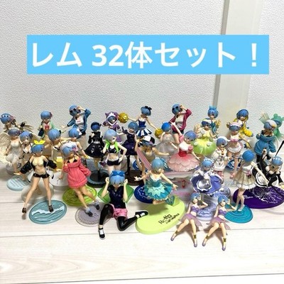 Re:ZERO Rem Ram Figure Bundle Lot of 32 Prize Figures Bulk Set