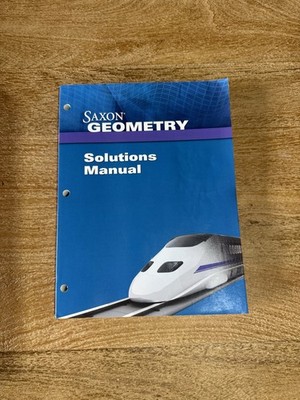 Saxon Geometry Solutions Manual