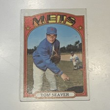 Topps 1972 Series Tom Seaver New York Mets Baseball Card #445