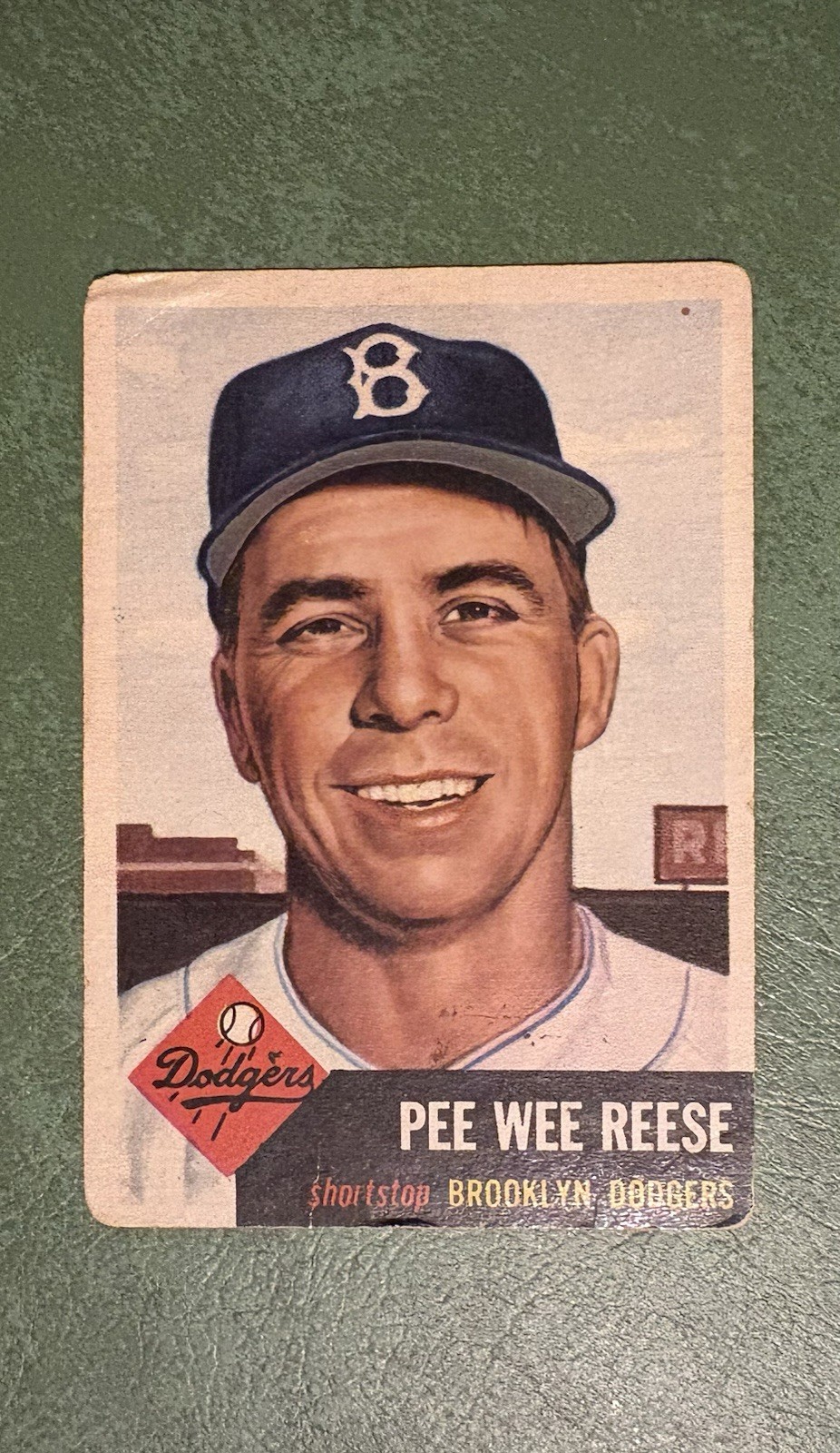 Pee Wee Reese #76 Baseball Cards 1953 Topps trading card — raw and PSA graded price guide