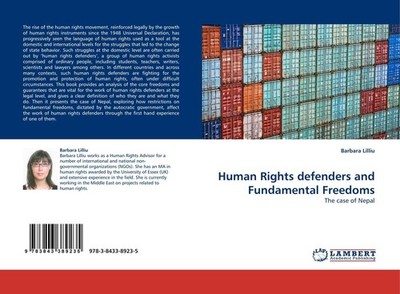 Human Rights defenders and Fundamental Freedoms Barbara Lilliu