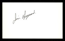 3x5 index card Jim Lysgaard signed autograph West Haven Yankees SDF BXCP64