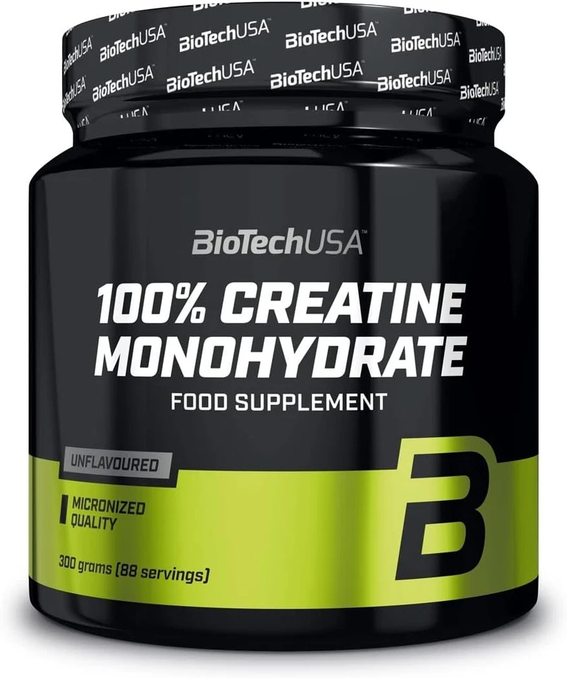 BioTech USA 100% Creatine Monohydrate 300g / 500g Unflavoured Pure Creatine NEW