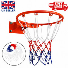 Full Size Basketball Hoop Ring Net Wall Mounted Outdoor Hanging Basket 18"/45cm