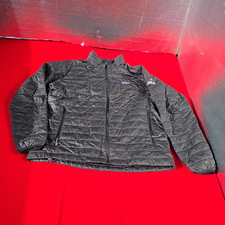 Patagonia Men's Black Puffer Jacket Full Zip Quilted Stand-Up Collar Logo XL