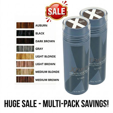 1or2 Bottles Deal Xfusion Keratin Hair Fibers 28G / 0.98 oz Toppi 27.5G