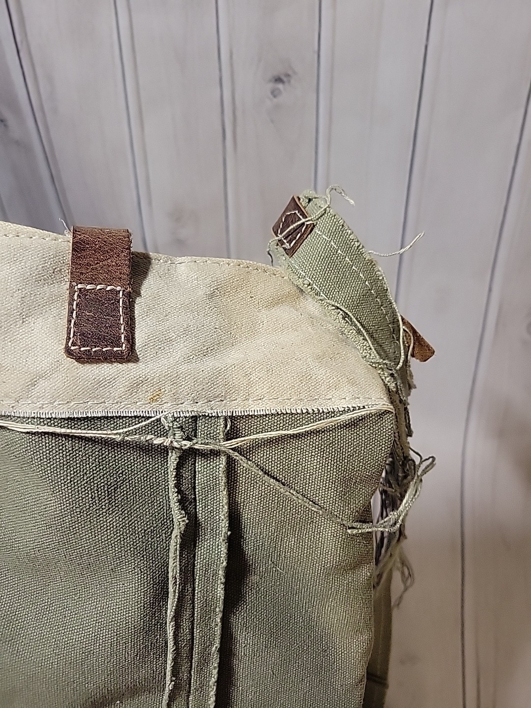 Distressed Cotton Patchwork Crossbody Shoulder Ba… - image 4