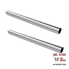 2.5 Inch Exhaust Pipe, 304 Stainless Steel Tube, 36 Inch 2.5"OD-36"-2PCS