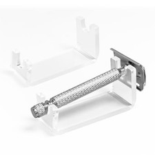 SINNNNBLE Acrylic Double Edge Safety Razor Stand Holder, Portable Bathroom