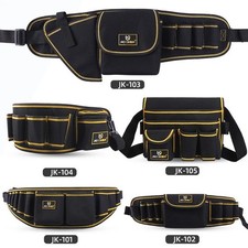 Heavy-Duty Pocket Tool Bag Waist Pouch Adjustable Belt Waterproof Organizer