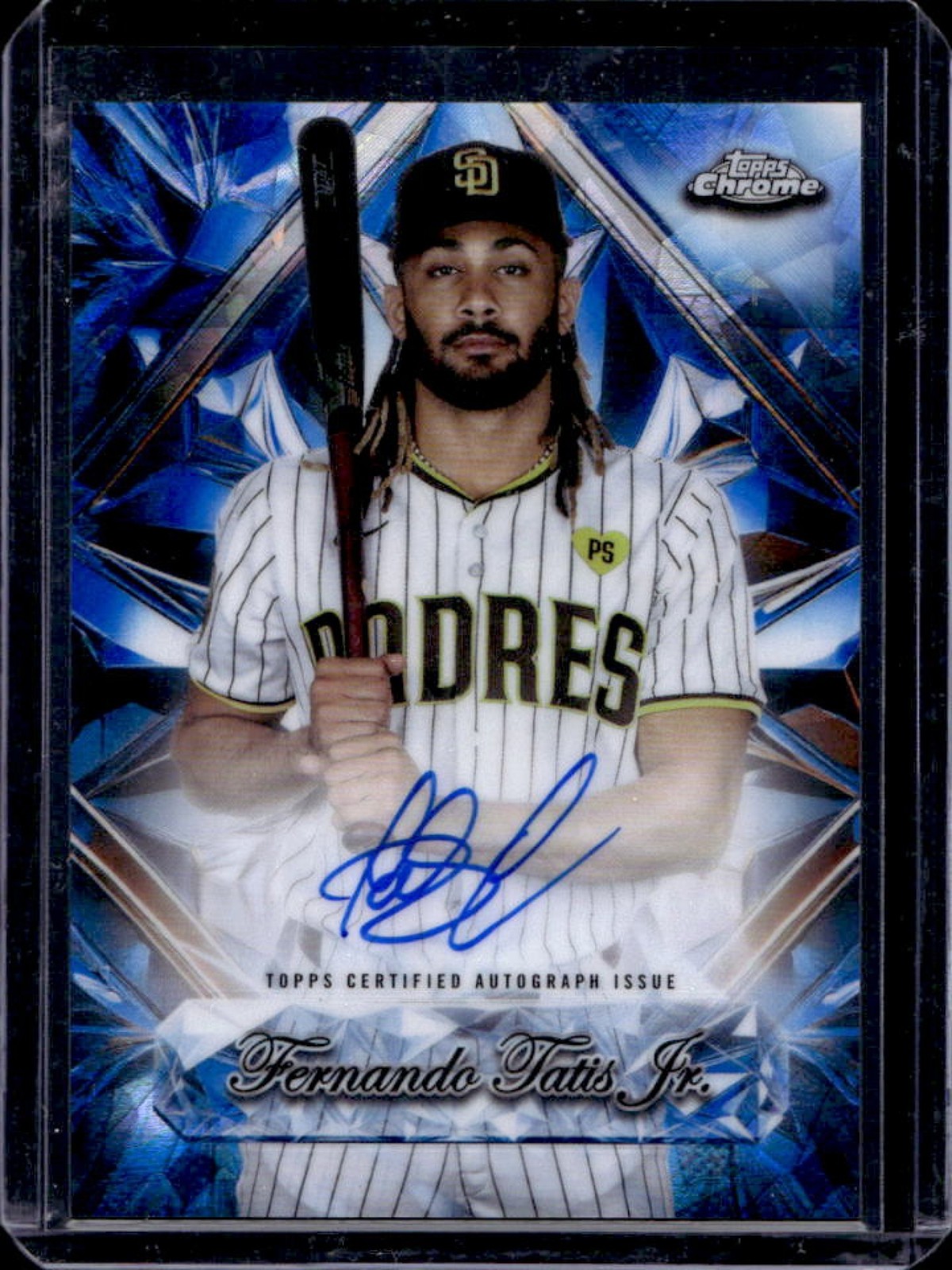 2025 Topps Chrome Sapphire Fernando Tatis Jr. Selections Auto #SSA-FT Padres