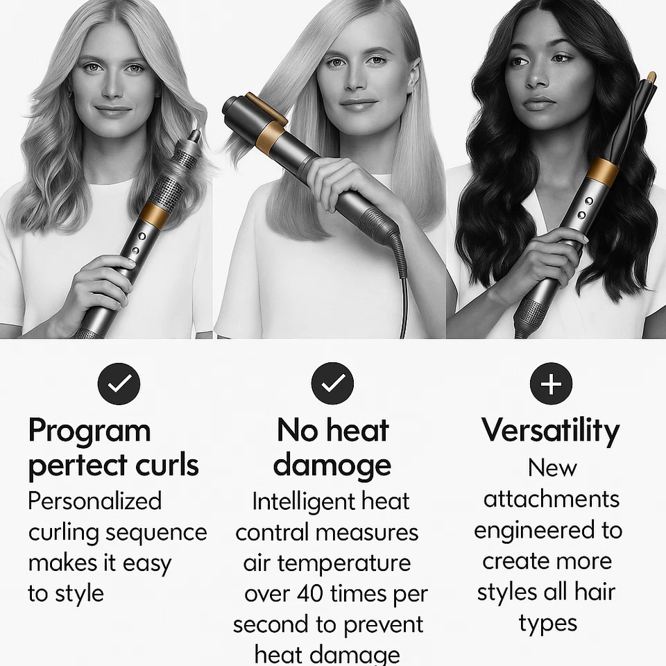 Airevé Hair Care- Premium 5 in 1 Multi Air Styler And Dryer Wrap - Image 3 of 4