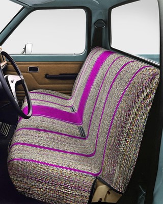 FREMONT AUTO Baja Saddle Car Seat Covers - Durable, Stylish, Purple Bench 