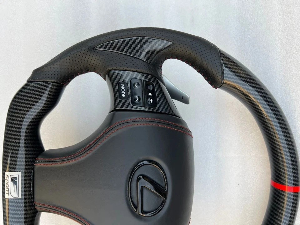 Lexus 2006–2013 IS250 / IS350 / IS  Carbon Fiber Steering Wheel - Image 4 of 4