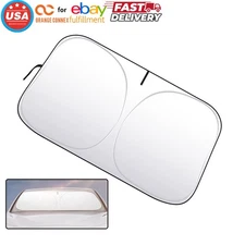 1x Foldable Front Rear Window Windshield Sun Shade Shield Cover Visor UV Block