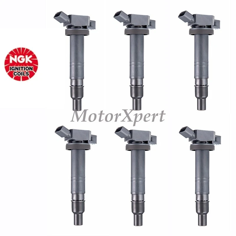 Bobinas de encendido NGK 90919A2001 OEM 6 piezas para LEXUS IS500 SCION XB TOYOTA 2008-2015 Foto 2 de 4