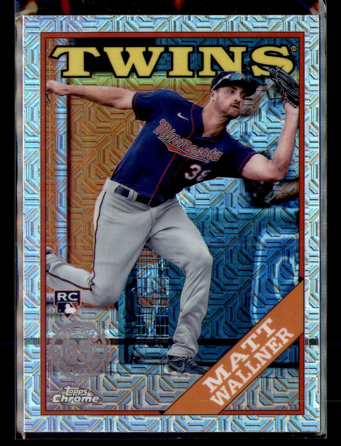 2023 Topps #2T88C-71 Matt Wallner 1988 Topps 35th Anniversary Chrome