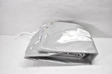 AKON Industrial Vinyl Curtain Panel Clear Window w Grommets 17ft x 72in Gray