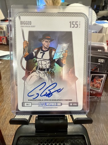 2026 Craig Biggio Battle Arena Inspired Ink ON CARD Auto Steel Power 155