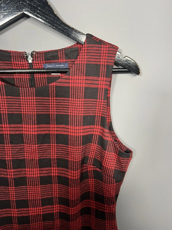 TOMMY HILFIGER Dress - Size UK10 - Check - Great Condition - Women’s - Image 2 of 4