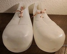 Vtg. 1978 RUBIES Clear W Multicolor Strings Clown Shoes 741 For Costume 15.5"