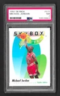 Skybox 1991 #572 Michael Jordan Chicago Bulls PSA 7 NM Card