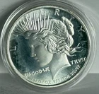 1 oz .999 Peace dollar Commemorative fine silver round medal  - Milky lot #138