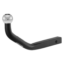 CURT 45591 Class 2 Euro 3-1/8" Rise Ball Mount for 1-1/4" Receivers