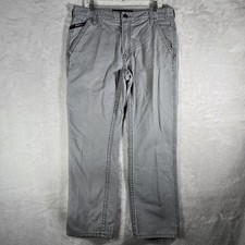 Ariat FR M4 Relaxed Boot Cut Carpenter Jeans Mens Size 34x32 Gray Fire Resistant