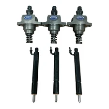 Deutz Diesel Engine 3 Cylinder Injection Pump & Injector Set 1011 Fits Bobcat