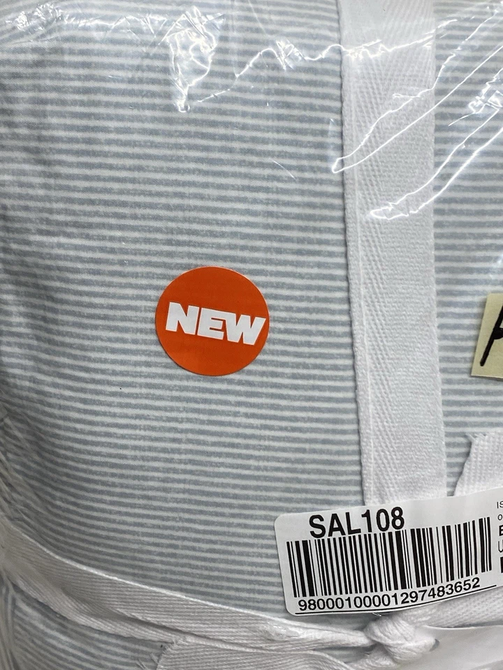 Tommy Bahama Island Cays Percale King Sheet Set Spring Blue Stripe 4 件 全新 — 第 2/4 张图片